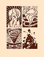Four Elementals Print - Click for a closer look.